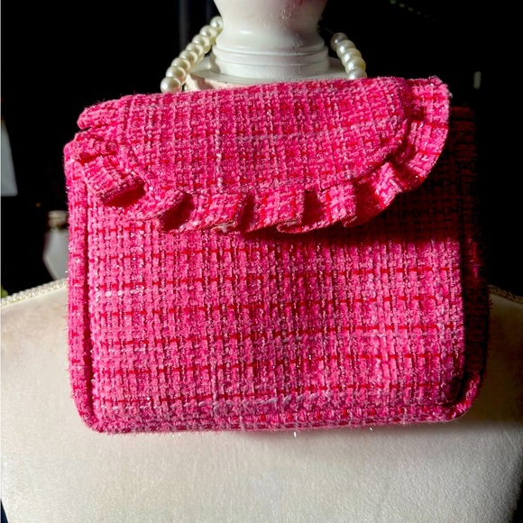 NWOT Rachel Zoe 3 Piece Matching Pink Boucle Dress Ensemble W Jacket Sz 6 - Picture 6 of 16